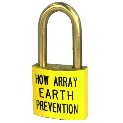 Orsted HOW ARRAY Earth Prevention Padlock Orsted HOW ARRAY Earth Prevention Padlock